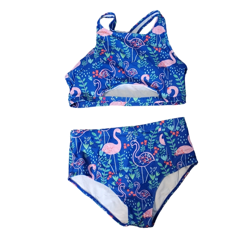 Verano Playo 2 piece flamingo swimsuit- XL